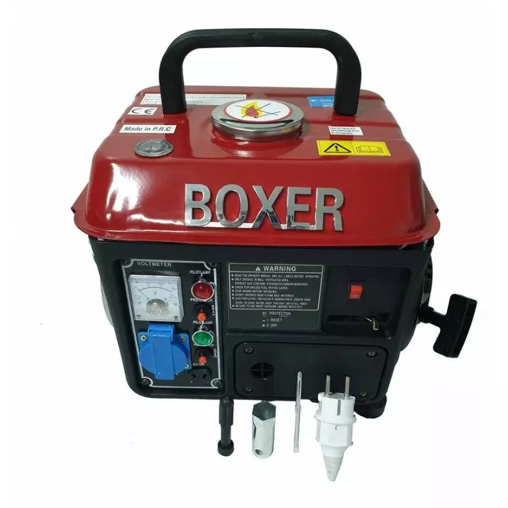 Boxer Benzinmotoros Hordozható Áramfejlesztő Generátor 1250W (BX-7008) – 2 Év Garanciával! - Image 2