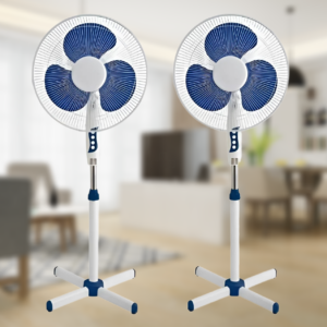 1+1 Akció: 2 db Luxury Cool Csendes Beltéri Álló Ventilátor – 40 cm, 40W
